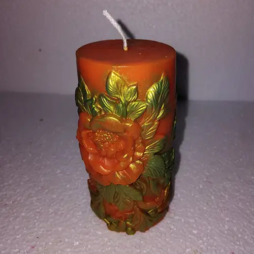 Bougie N°5 cire d’olive Fleur Pivoine