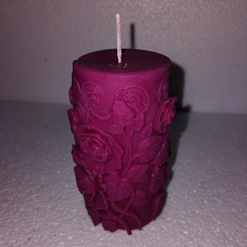 Bougie N°6 cire d'olive Fleur Pétunia