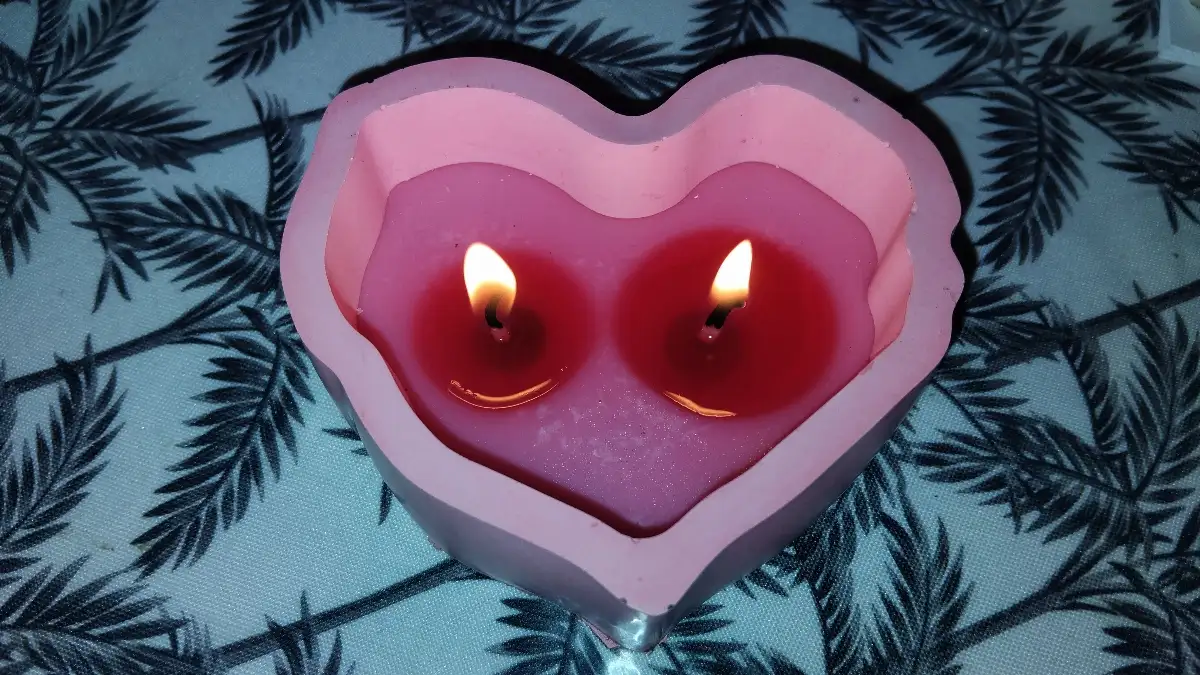Bougie parfumée en Forme de Cœur